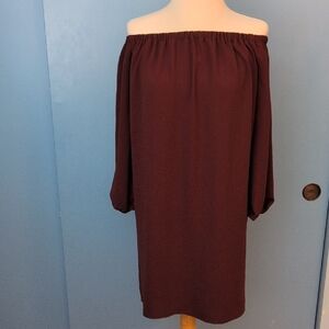 Aritzia Wilfred Off-Shoulder Dress With Pockets Size XS